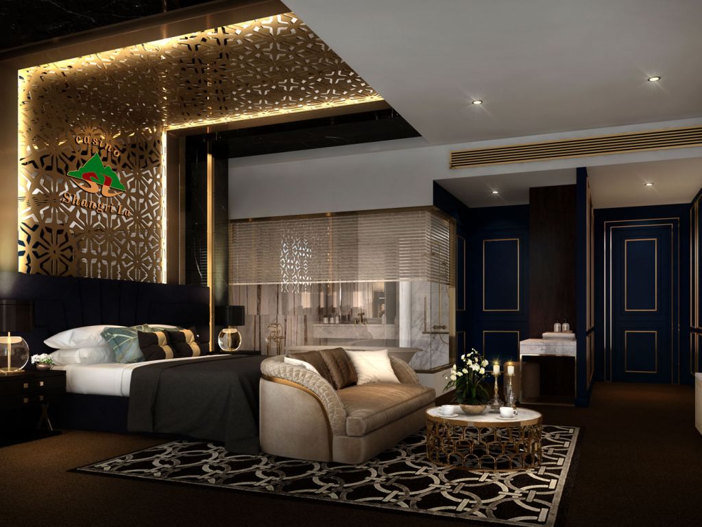 ห้องพักโรงแรมระดับ 5 ดาวสำหรับการพักค้างคืน